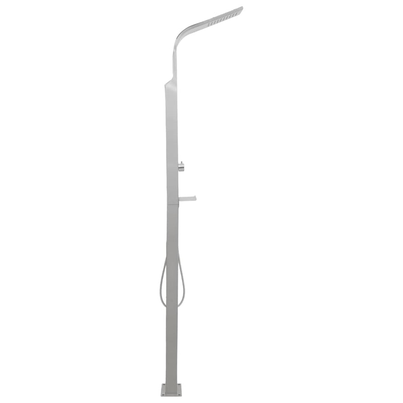 Dealsmate  Outdoor Shower Stainless Steel Curved