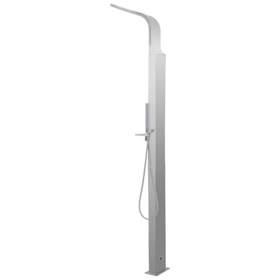 Dealsmate  Outdoor Shower Stainless Steel Curved