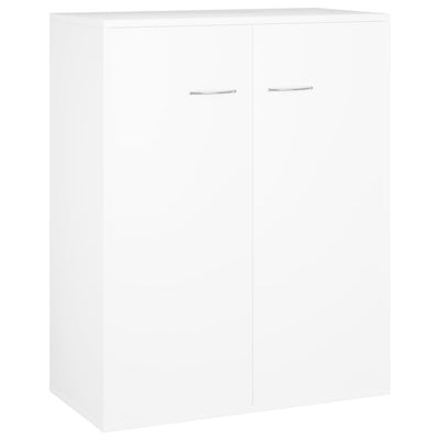 Dealsmate  Sideboard White 60x30x75 cm Engineered Wood