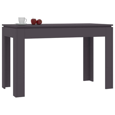 Dealsmate  Dining Table Grey 120x60x76 cm Chipboard
