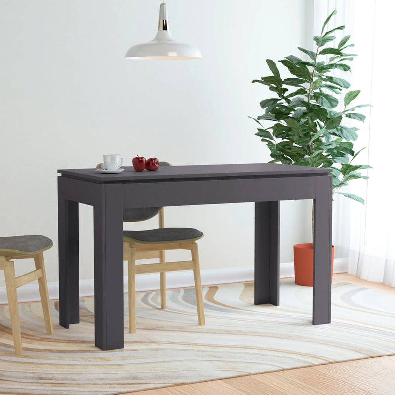 Dealsmate  Dining Table Grey 120x60x76 cm Chipboard