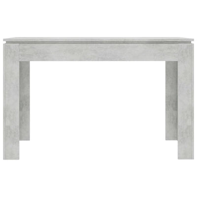 Dealsmate  Dining Table Concrete Grey 120x60x76 cm Chipboard