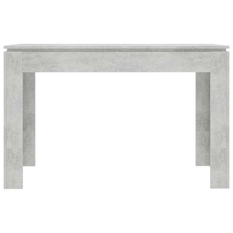Dealsmate  Dining Table Concrete Grey 120x60x76 cm Chipboard