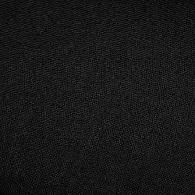 Dealsmate  3-Seater Sofa Black Fabric