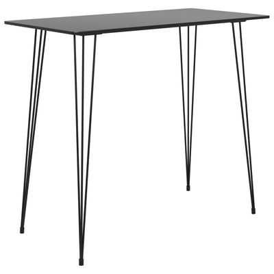 Dealsmate  Bar Table Black 120x60x105 cm