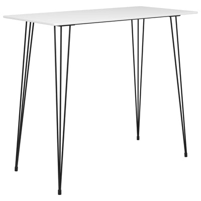 Dealsmate  Bar Table White 120x60x105 cm