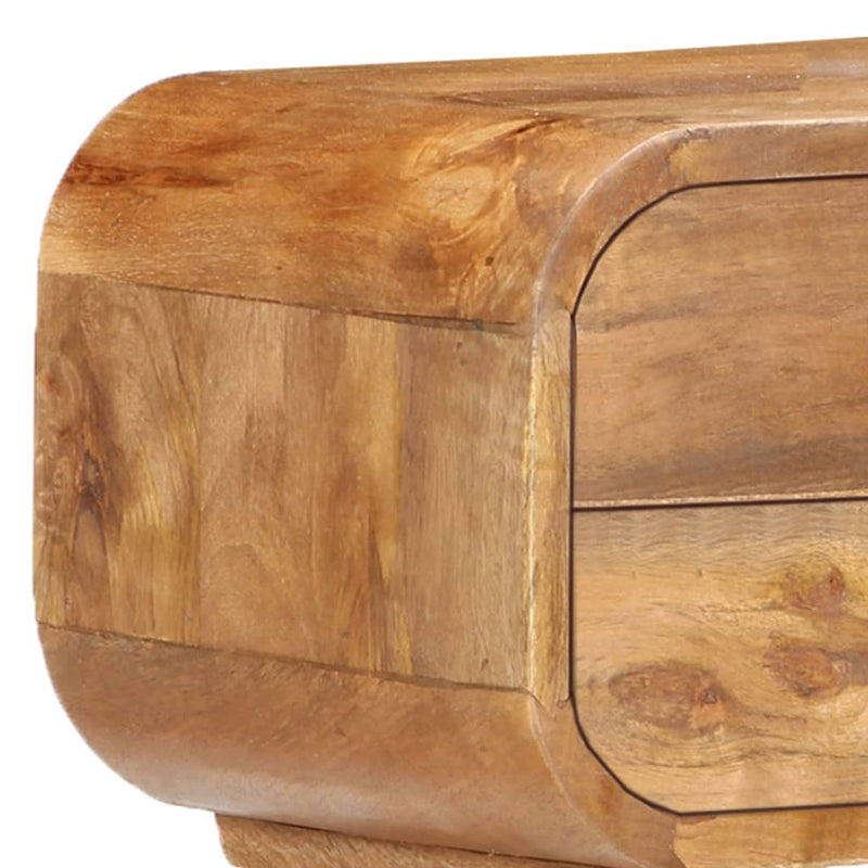 Dealsmate  Bedside Cabinet 43x30x58 cm Solid Mango Wood