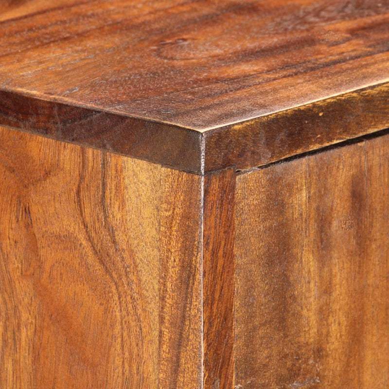 Dealsmate  Highboard 80x30x100 cm Solid Acacia Wood