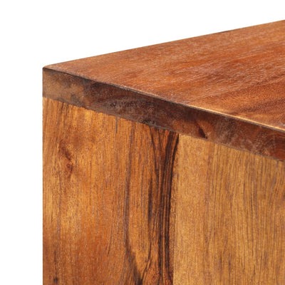 Dealsmate  Highboard 80x30x100 cm Solid Acacia Wood