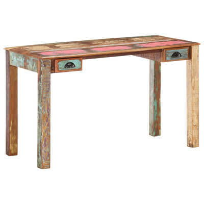 Dealsmate  Desk 130x55x76 cm Solid Reclaimed Wood