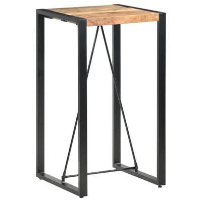 Dealsmate  Bar Table 60x60x110 cm Solid Mango Wood