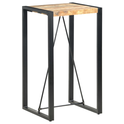 Dealsmate  Bar Table 60x60x110 cm Solid Mango Wood