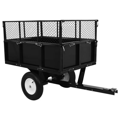 Dealsmate  Tipping Trailer for Lawn Mower 300 kg Load