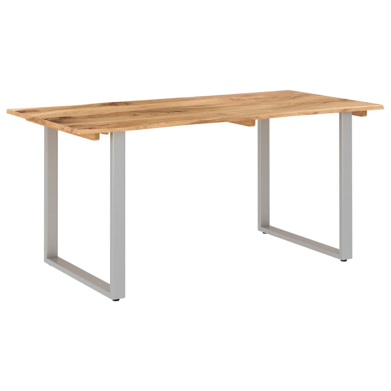 Dealsmate  Dining Table 154x80x76 cm Solid Acacia Wood