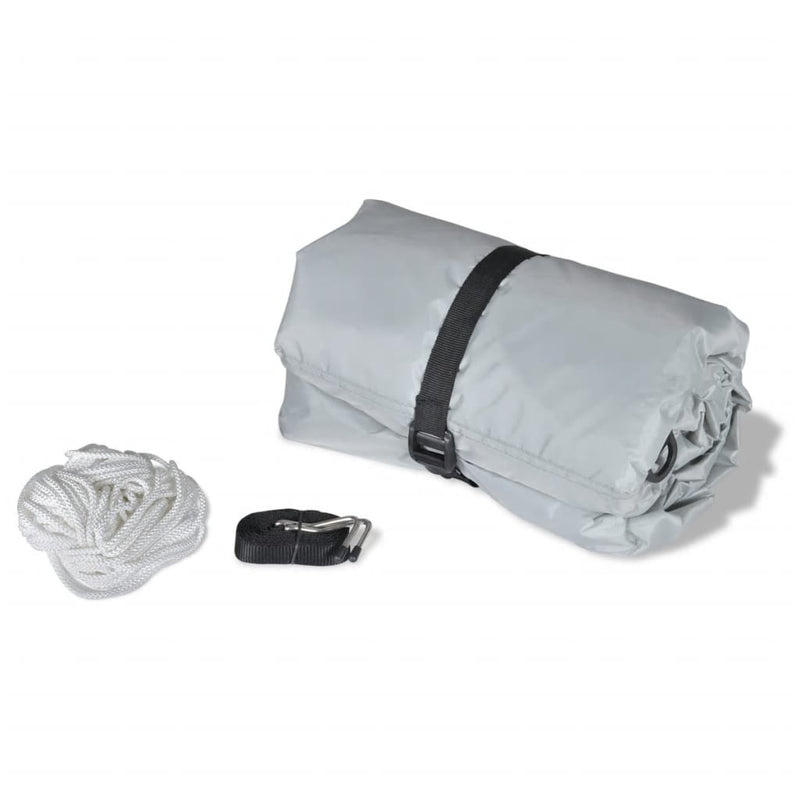 Dealsmate  Boat Covers 2 pcs Grey Length 427-488 cm Width 229 cm