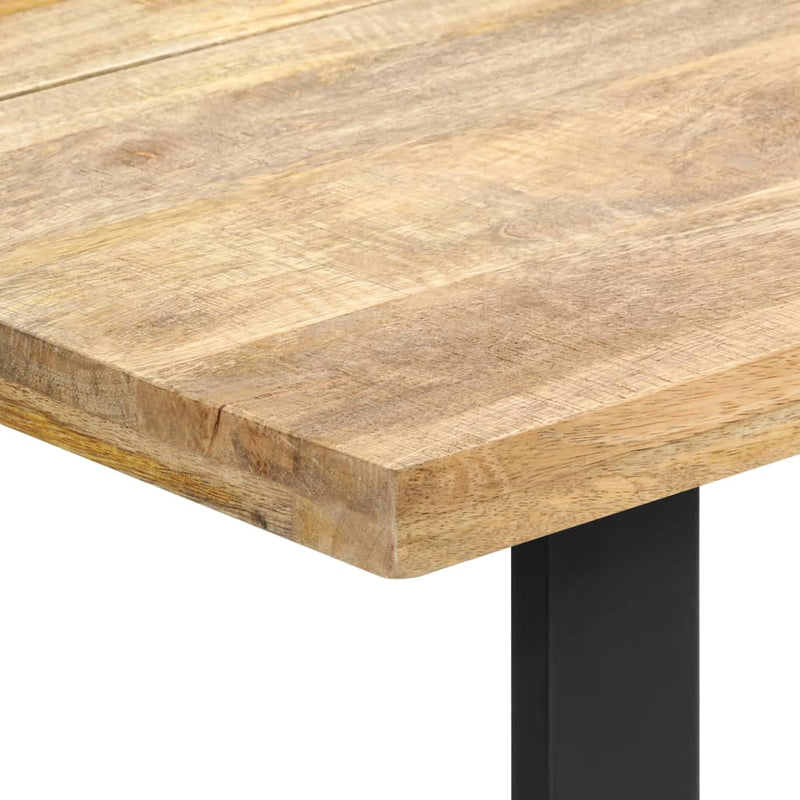 Dealsmate  Dining Table 160x80x75 cm Solid Mango Wood