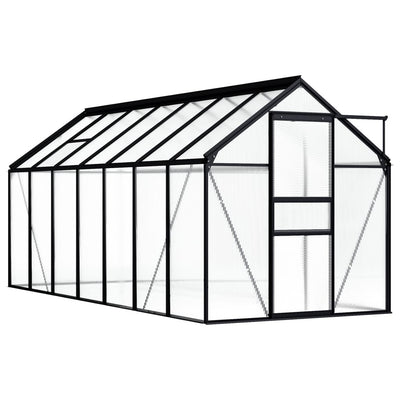 Dealsmate  Greenhouse Anthracite Aluminium 8.17 m²