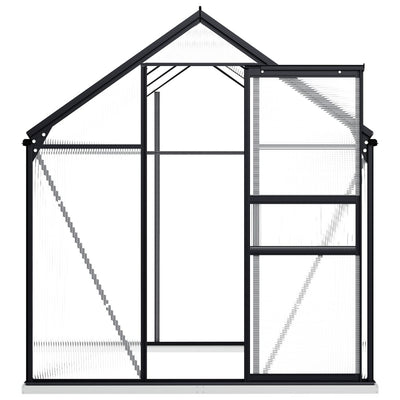 Dealsmate  Greenhouse with Base Frame Anthracite Aluminium 3.61 m²
