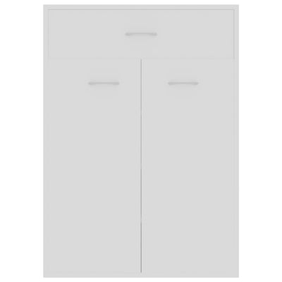 Dealsmate  Shoe Cabinet White 60x35x84 cm Engineered Wood