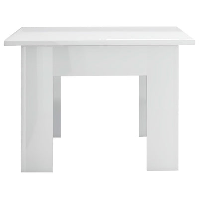 Dealsmate  Coffee Table High Gloss White 100x60x42 cm Engineered Wood