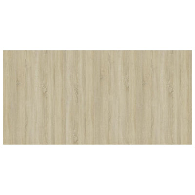 Dealsmate  Dining Table Sonoma Oak 160x80x76 cm Engineered Wood
