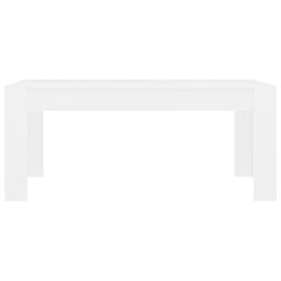 Dealsmate  Dining Table White 180x90x76 cm Engineered Wood