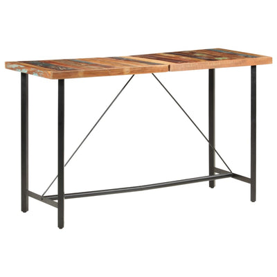 Dealsmate  Bar Table 180x70x107 cm Solid Reclaimed Wood
