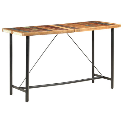 Dealsmate  Bar Table 180x70x107 cm Solid Reclaimed Wood