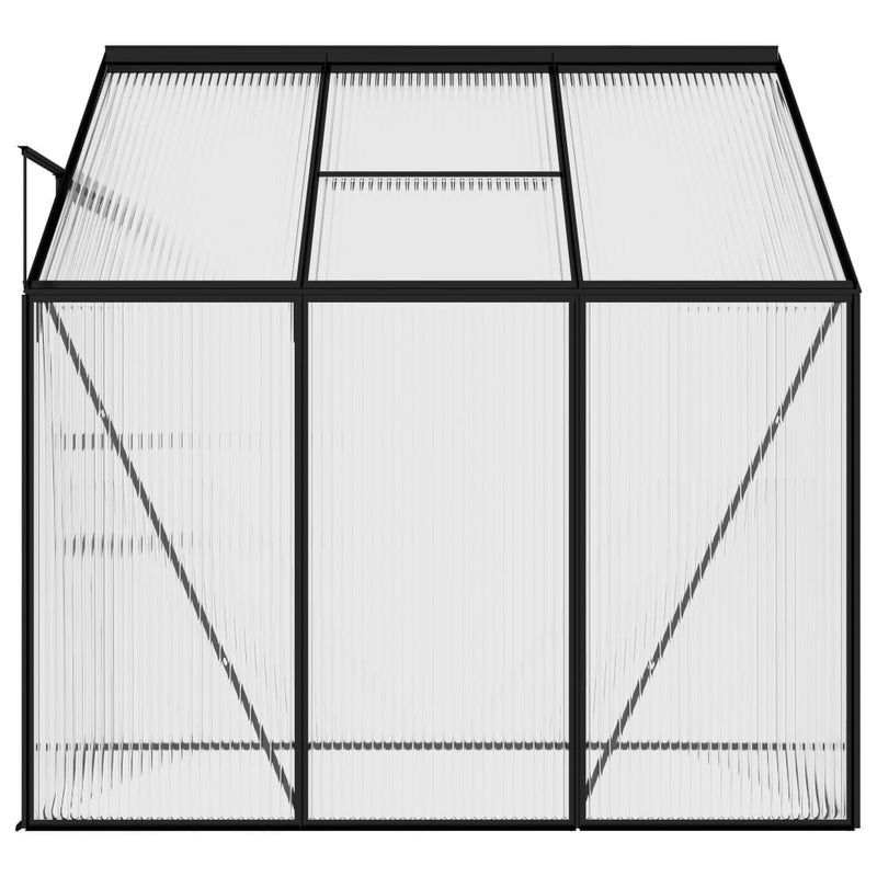 Dealsmate  Greenhouse Anthracite Aluminium 3.8 m³