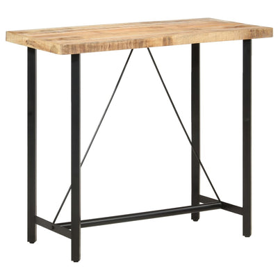 Dealsmate  Bar table 120x58x107 cm Rough Mango Wood