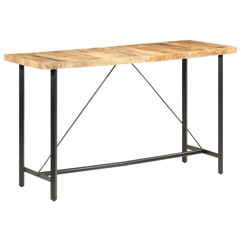 Dealsmate  Bar table 180x70x107 cm Rough Mango Wood