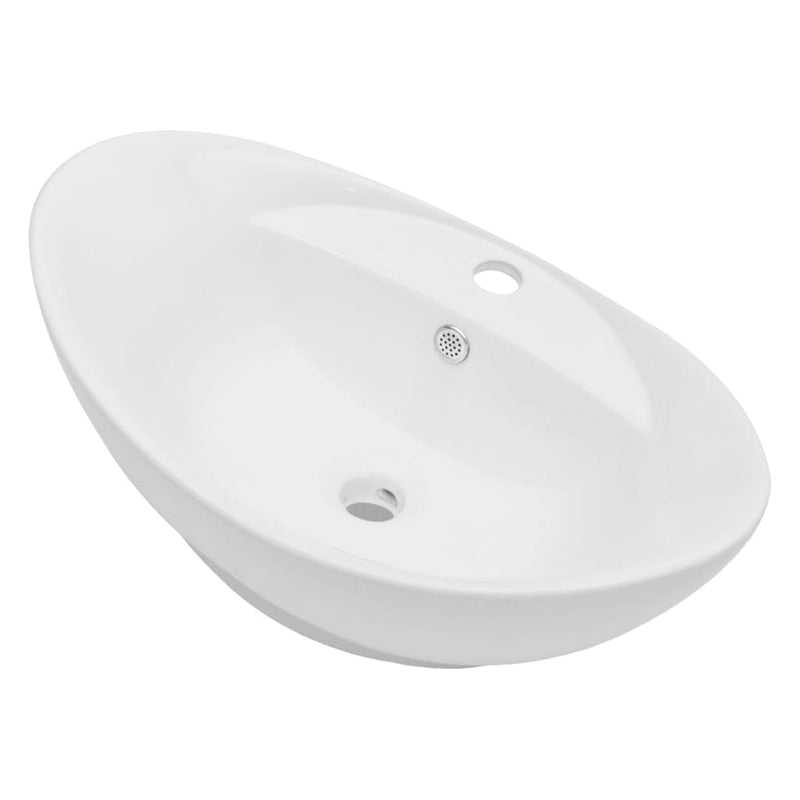 Dealsmate  Two Piece Bathroom Furniture Set Ceramic Grey