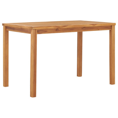 Dealsmate  Garden Dining Table 120x70x77 cm Solid Teak Wood