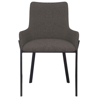 Dealsmate  Dining Chairs 4 pcs Taupe Fabric