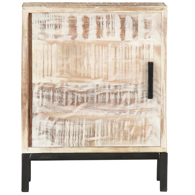 Dealsmate  Bedside Cabinet 40x30x50 cm Solid Acacia Wood