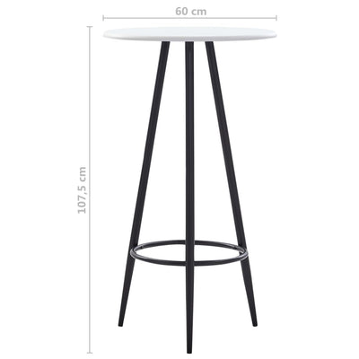 Dealsmate  5 Piece Bar Set Plastic Red