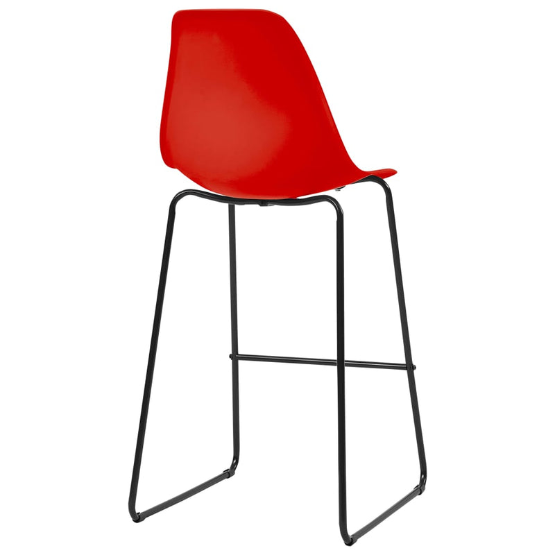 Dealsmate  5 Piece Bar Set Plastic Red