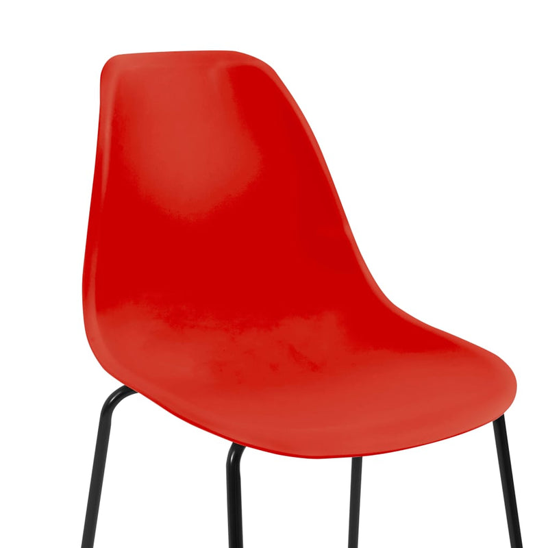 Dealsmate  5 Piece Bar Set Plastic Red