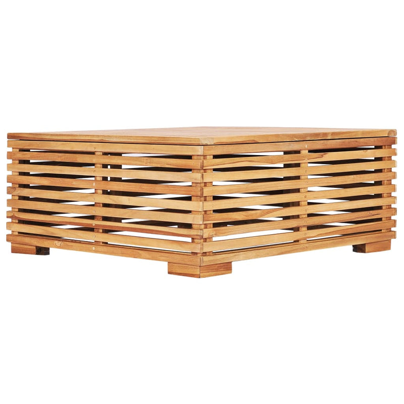 Dealsmate  Garden Table 69.5x69.5x31 cm Solid Teak Wood
