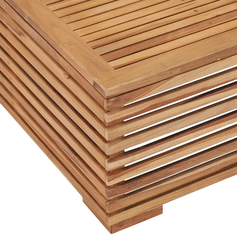 Dealsmate  Garden Table 69.5x69.5x31 cm Solid Teak Wood