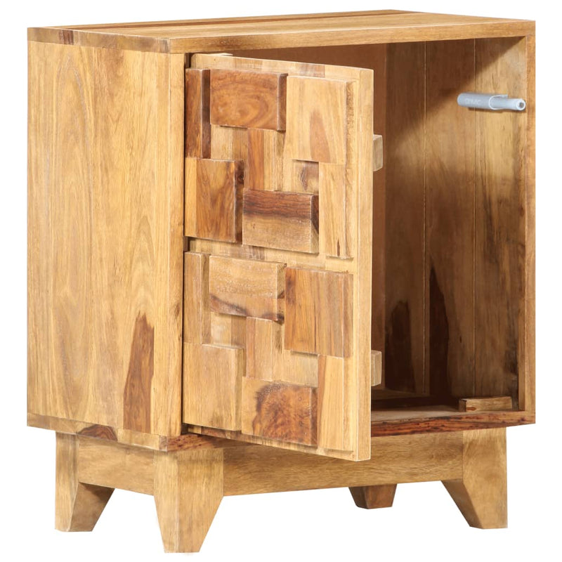 Dealsmate  Bedside Cabinet 40x30x50 cm Solid Sheesham Wood