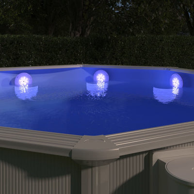 Dealsmate  Submersible Floating Pool LED Lamp Remote Control Multi-colour