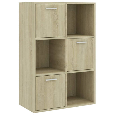 Dealsmate  Storage Cabinet Sonoma Oak 60x29.5x90 cm Chipboard