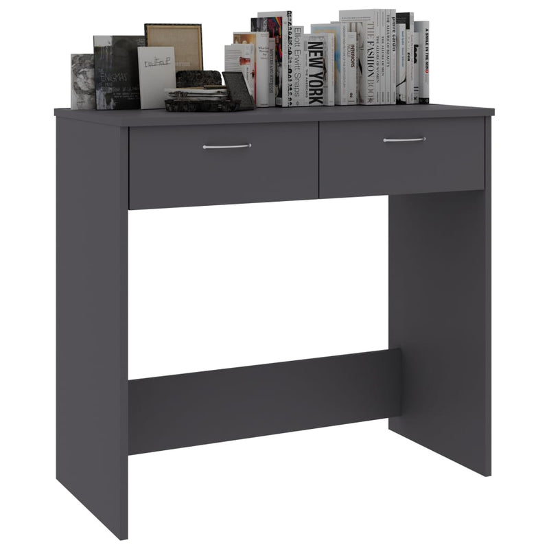 Dealsmate  Desk Grey 80x40x75 cm Engineered Wood
