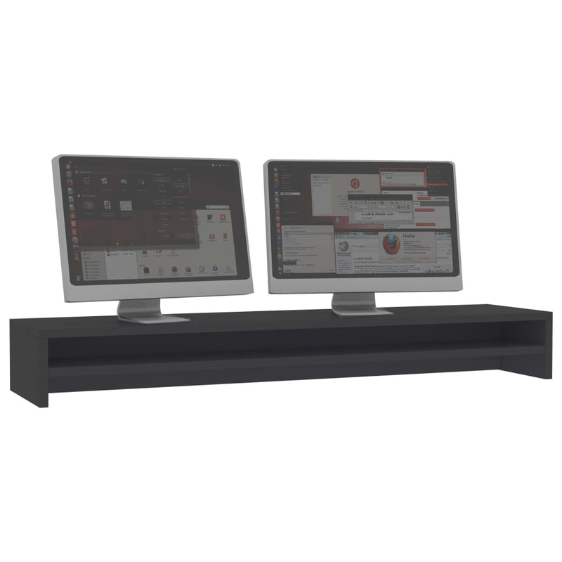 Dealsmate  Monitor Stand Grey 39.4"x9.4"x5.1" Engineered Wood