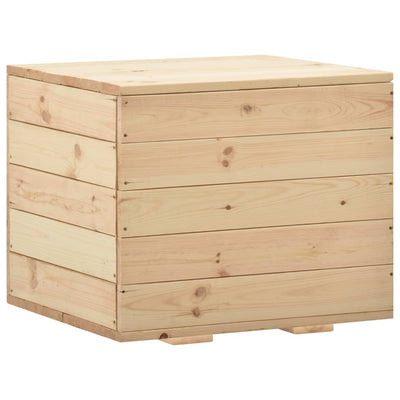 Dealsmate  Storage Box 60x54x50.7 cm Solid Pine Wood