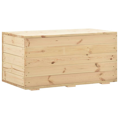 Dealsmate  Storage Box 100x54x50.7 cm Solid Pine Wood