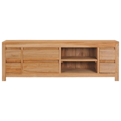 Dealsmate  TV Cabinet 120x30x40 cm Solid Teak Wood
