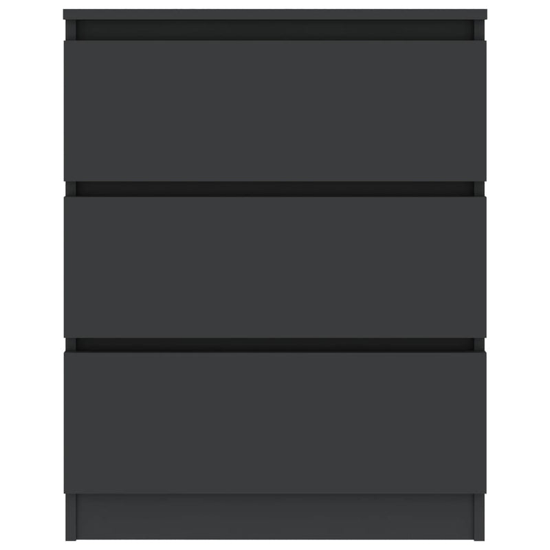 Dealsmate  Sideboard Grey 60x33.5x76 cm Chipboard