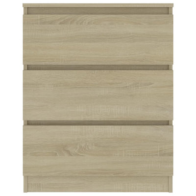 Dealsmate  Sideboard Sonoma Oak 60x33.5x76 cm Chipboard